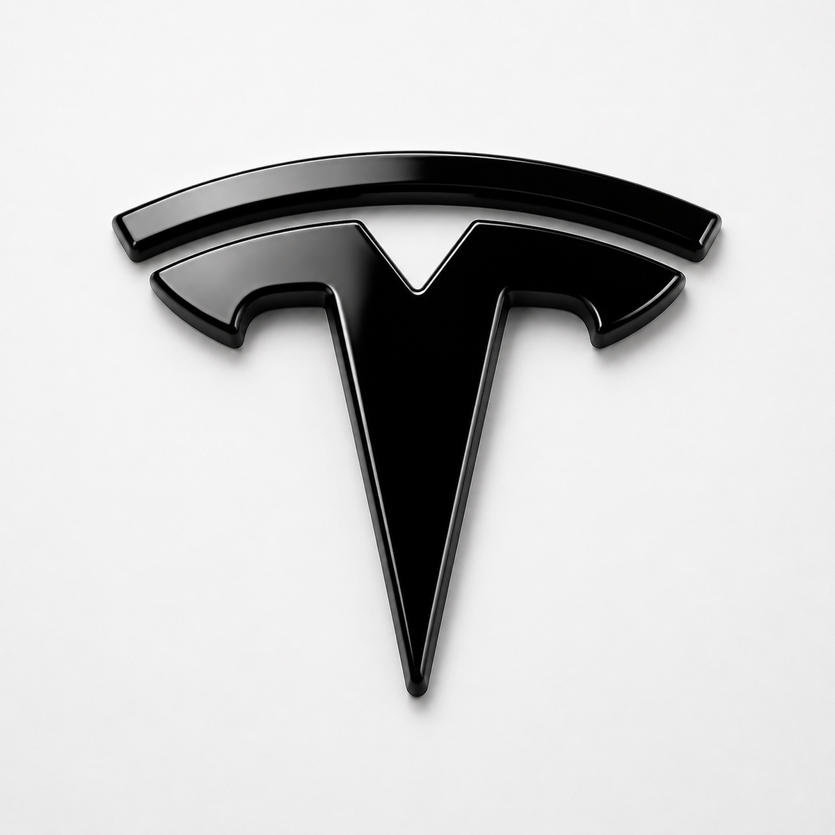 Tesla Model 3 & Model Y Front Hood Rear Trunk Emblem Badge Cover Sticker – Matte Black
