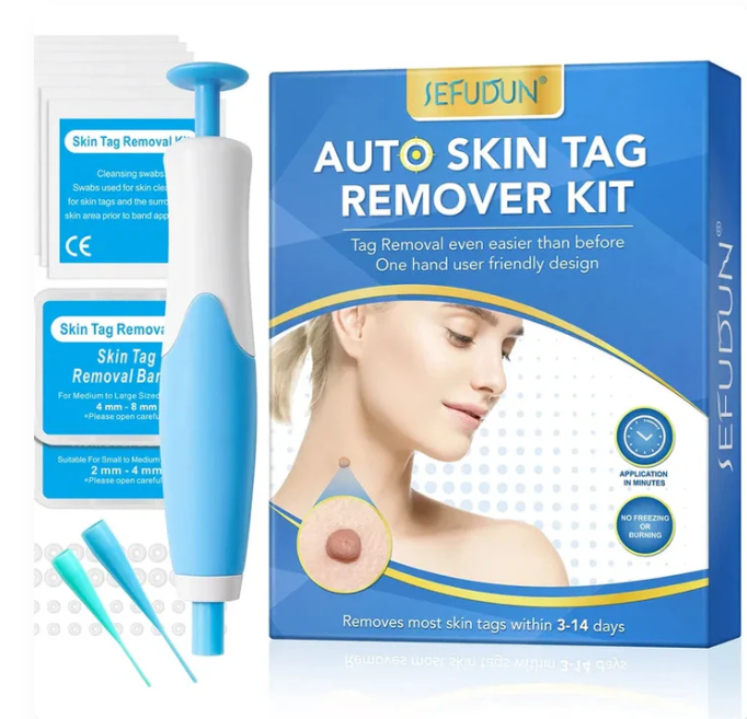 Double Headed Pen Set Auto Skin Tag Remover Kit
