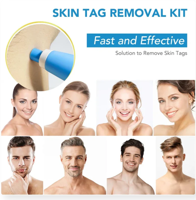 Double Headed Pen Set Auto Skin Tag Remover Kit