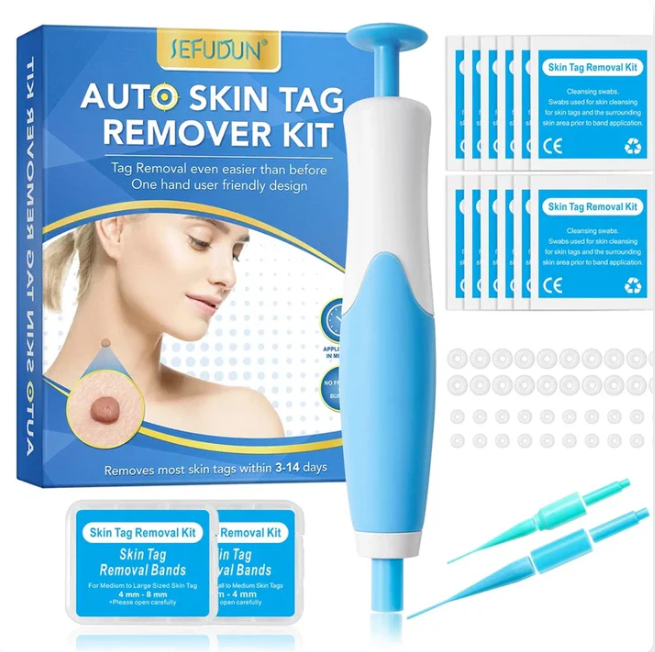 Double Headed Pen Set Auto Skin Tag Remover Kit