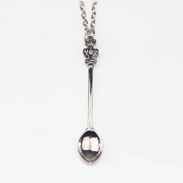 Tiny Spoon Mini Crown Pendant Festival Gift