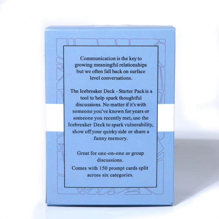 BestSelf Talking Cards: Intimacy, Date Deck, Little Talk, Ice Breaker Starter and Ice Breaker Deeper Talk