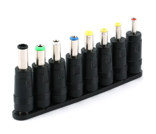 Power Plug Converter Adapter For Laptop 8Pcs Set DC 5.5*2.1mm