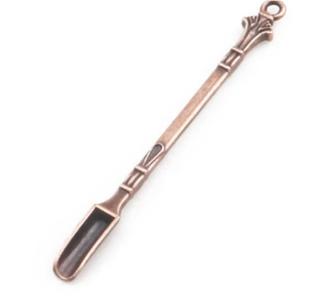 Mini Metal Coffee Powder Spoon Shovel Multifunction Copper Scoop Tableware Vintage Royal Ornament Shovel Tiny Spoon For Kitchen