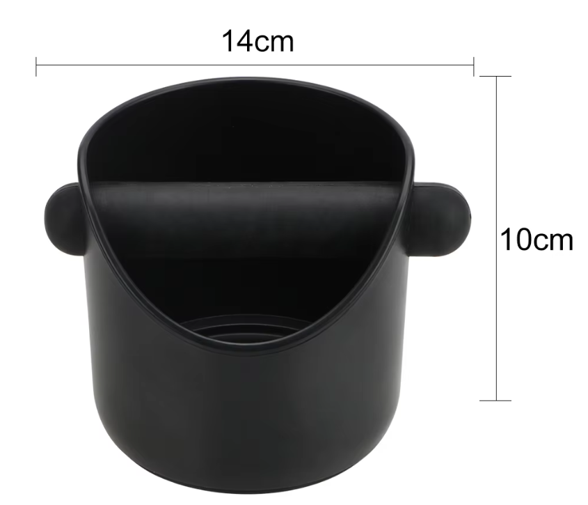 Coffee Knock Box Anti Slip Shock-absorbent Coffee Grind Dump Coffee Grind Knock Espresso Grind Dump Waste Bin Cafe For Barista