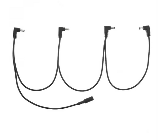 Guitar Cables 4 Ways Guitar Effect Pedal Daisy Chain Copper Wire Power Supply Cable Splitter