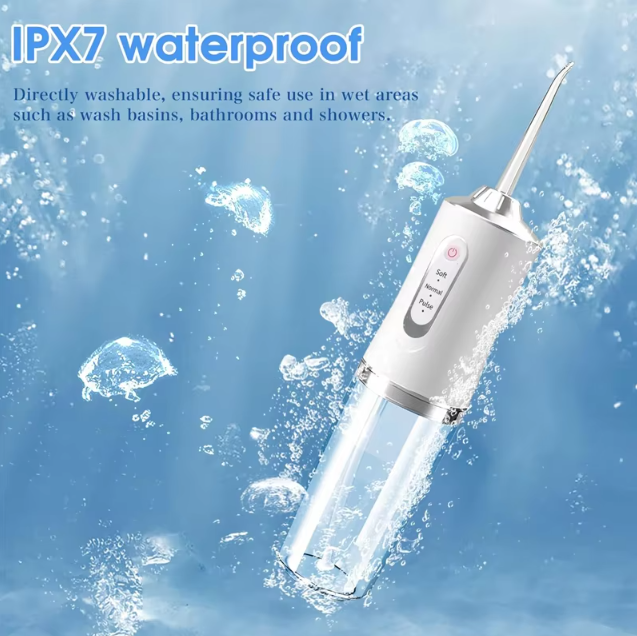 Water Dental Flosser Cordless for Teeth 3 Modes Dental Oral Irrigator Portable Rechargeable Teeth Cleaner