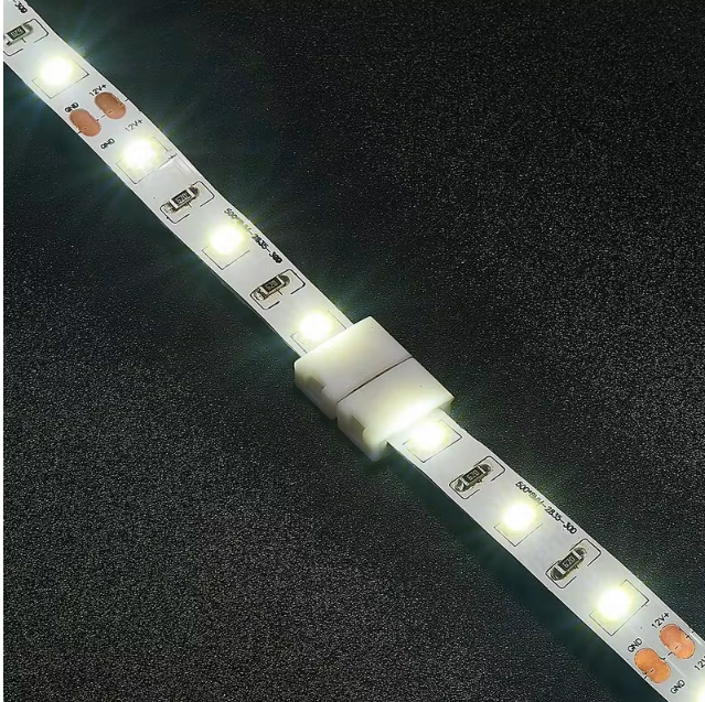 Solderless RGB LED Light Strip Connector 4pin 10mm Unwired Gapless Adapter Terminal Extension For SMD 5050 Multicolor Strip