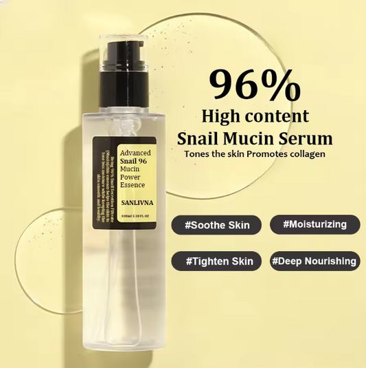 Snail Mucin 96% Essence – Korean Skincare Serum for Hydration, Repair, Brightening & Anti-Aging