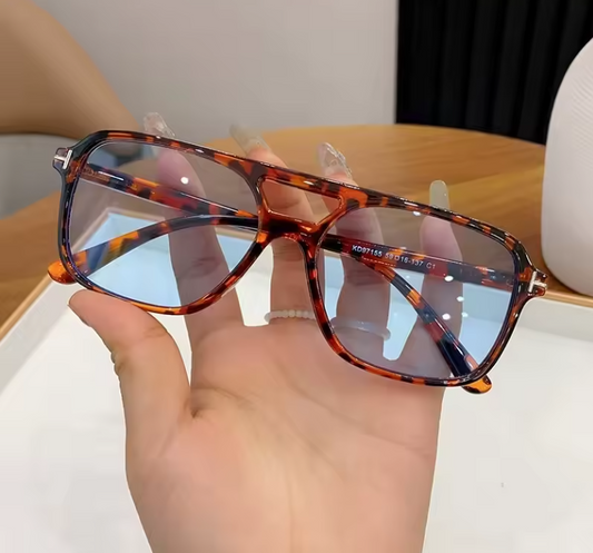 Blue Lens Tortoise Shell Sunglasses Indoor/Outdoor Men's & Woman's