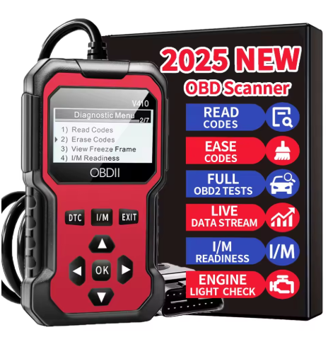 OBD2 Car Scanner Diagnostic Tool – Engine Code Reader for All 1996+ Vehicles