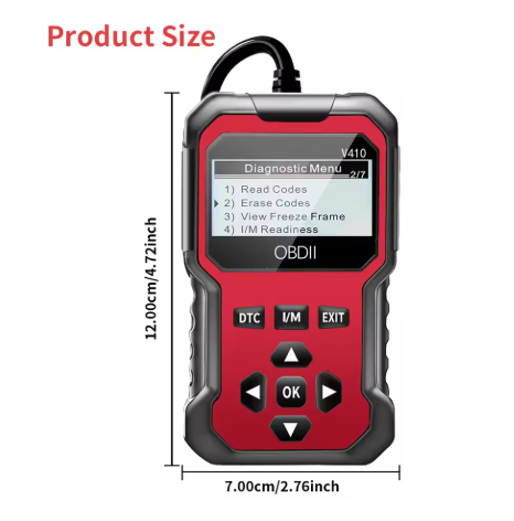 OBD2 Car Scanner Diagnostic Tool – Engine Code Reader for All 1996+ Vehicles