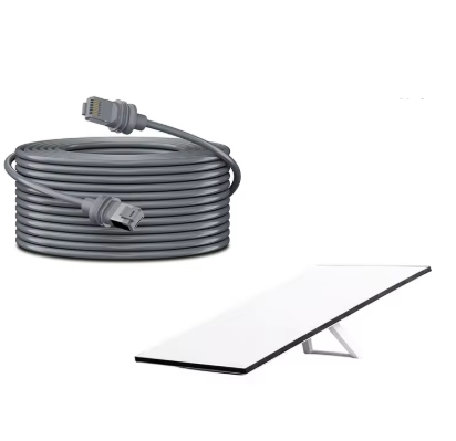 10M Waterproof Ethernet Extension Cable for Starlink V3/Gen 3 Router – Outdoor Gigabit RJ45 Cord with Plug & Dish Connector