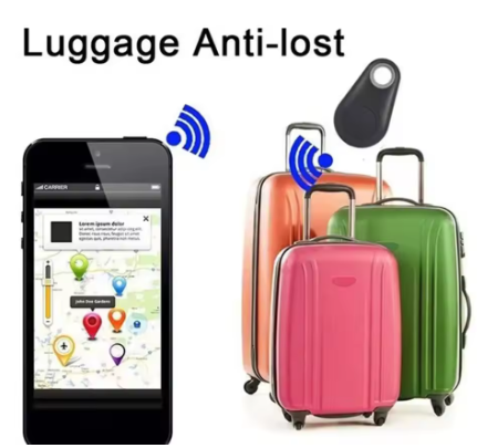 Mini Bluetooth GPS Tracker – Anti-Lost Key Finder for Wallet, Keys, Pets, Kids & Bags | Smart Tag Locator with Alarm