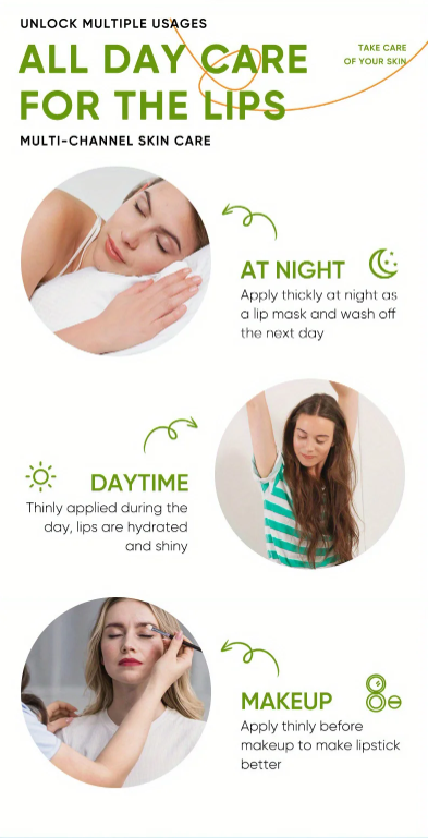 Hydrating Lip Balm with Aloe – Nourishing, Moisturizing & Crack Repair for Dry Lips | Gentle & Non-Irritating Formula