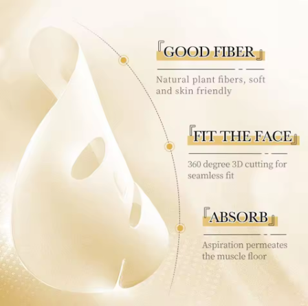 5pcs Vitamin C Ampoule Serum Face Masks – Hydrating, Brightening & Moisturizing Skincare