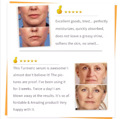 Suavasine Turmeric Face Serum – Hydrating, Brightening & Anti-Aging Essence for Radiant Skin