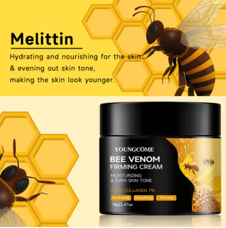 Premium Bee Venom Face & Neck Cream – Collagen Boosting, Firming & Hydrating Natural Moisturizer for Sensitive Skin