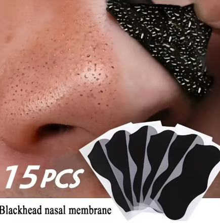 15pcs Blackhead Remover Nose Strips – Deep Cleansing Pore Strips for Acne, Oil & Blackheads