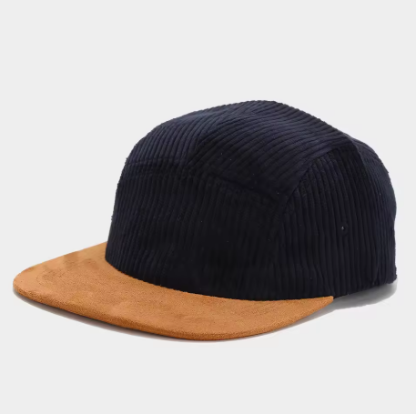 Japanese Corduroy Wide-Brim Baseball Cap – Retro Hip-Hop Streetwear Hat for Men & Women
