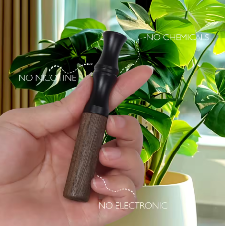 Nicotine-Free Wooden Quit Smoking Inhaler – Smokeless Flavored Aromatherapy Stick