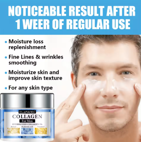 Men’s Retinol Anti-Wrinkle Face & Neck Cream – Firming, Moisturizing & Skin Renewal Treatment
