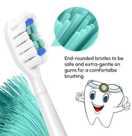 Replacement Toothbrush Heads for Philips Sonicare – Compatible with 1100, 2100, 4100, 5100, 5300, 6100 & 7500 Electric Toothbrushes