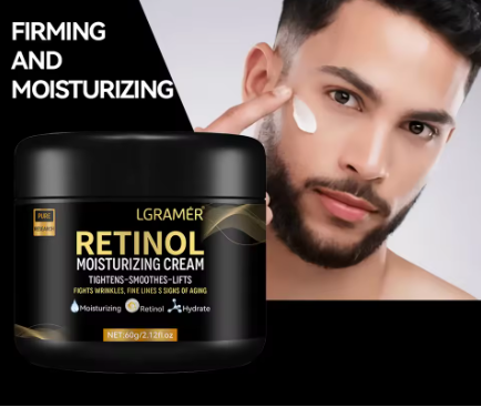 Men’s Retinol Face Moisturizer – Anti-Wrinkle, Hydrating & Pore-Refining Cream