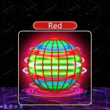 Hand-Controlled Flying LED Ball Toy – 360° Rotating Hover Orb for Kids | Indoor & Outdoor Fun