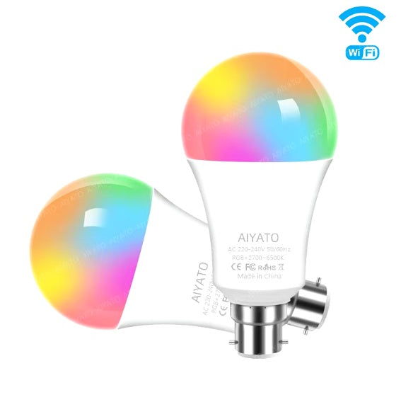 Smart Bulb with Bluetooth and Wifi (Bayonet fitting)