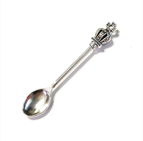 Tiny Spoon Mini Crown Pendant Festival Gift