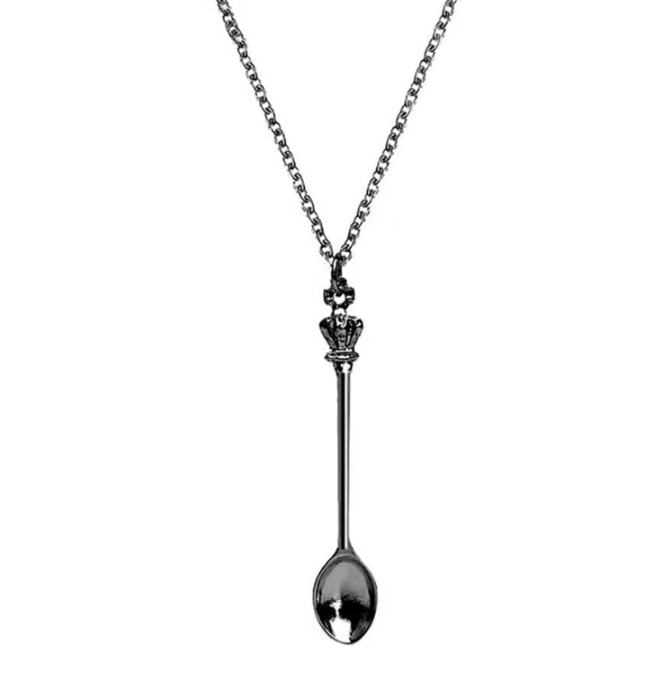Tiny Spoon Mini Crown Pendant Festival Gift