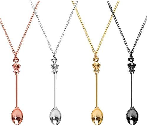 Tiny Spoon Mini Crown Pendant Festival Gift