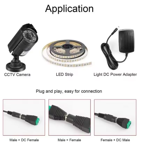 DC Jack Connector Male and/or Female fits 5.5mm*2.1mm