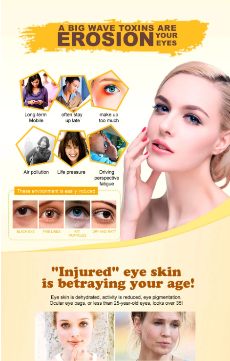 10 Pairs Gold Collagen Under Eye Masks – Nourishing, Hydrating & Anti-Wrinkle Patches