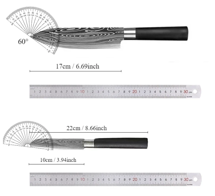 Japanese-Style Chef’s Sashimi Knife – Ultra-Sharp Stainless Steel Sushi & Fruit Cutting Blade