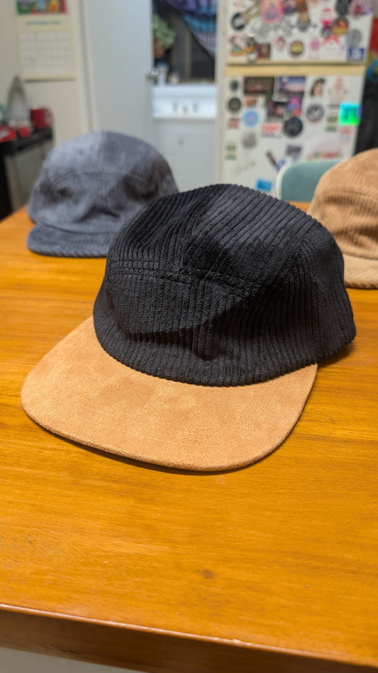 Japanese Corduroy Wide-Brim Baseball Cap – Retro Hip-Hop Streetwear Hat for Men & Women
