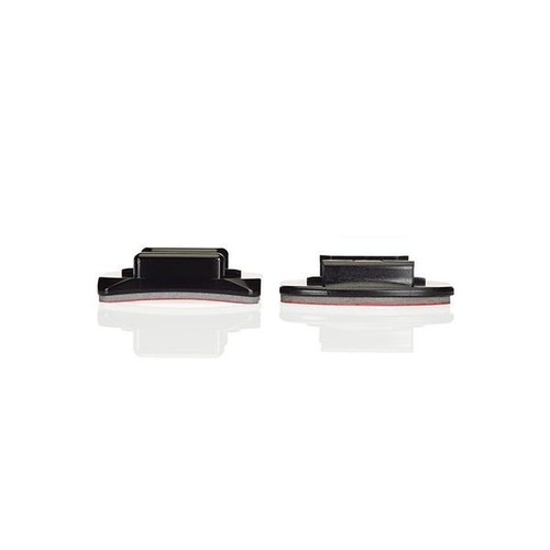 Adhesive Mounts compatible with GoPro - 2 Pack (Flat and Curved)