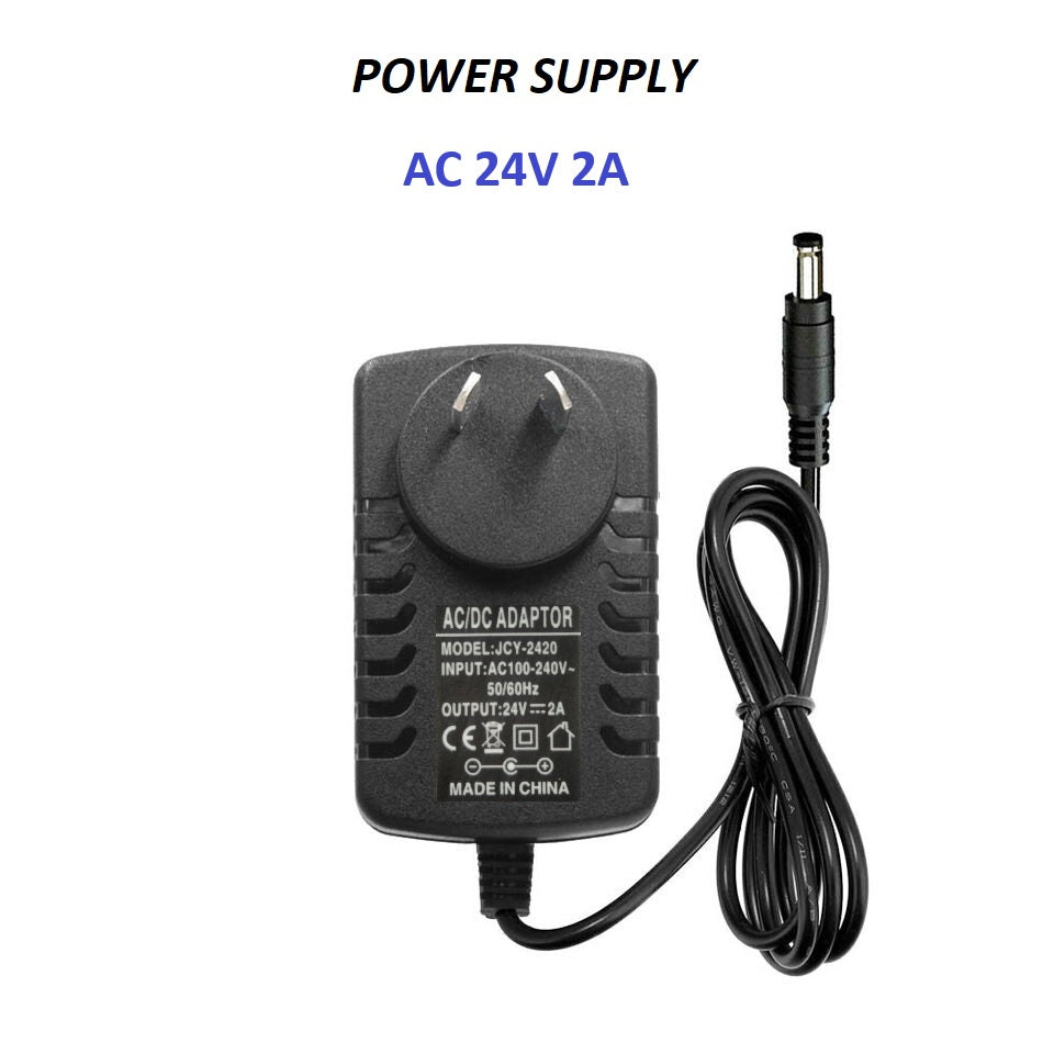 24V 2A DC Universal Power Adapter (positive centre) AU