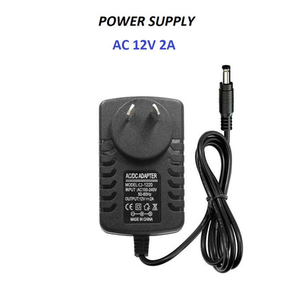 12V 2A DC Universal Power Adapter