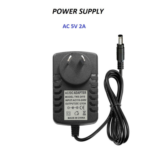 5V 2A Power Supply Cable – USB Charging Adapter Cord for Small Electronics & Devices