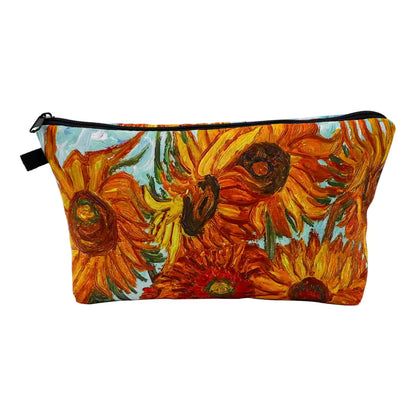 Van Gogh Starry Night Cosmetic Organizer Bag – Women’s Makeup & Travel Pouch / Multifunction Pencil Case