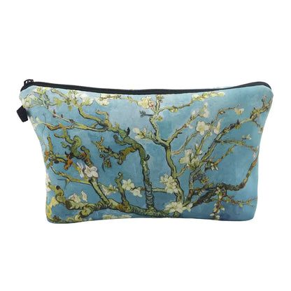 Van Gogh Starry Night Cosmetic Organizer Bag – Women’s Makeup & Travel Pouch / Multifunction Pencil Case