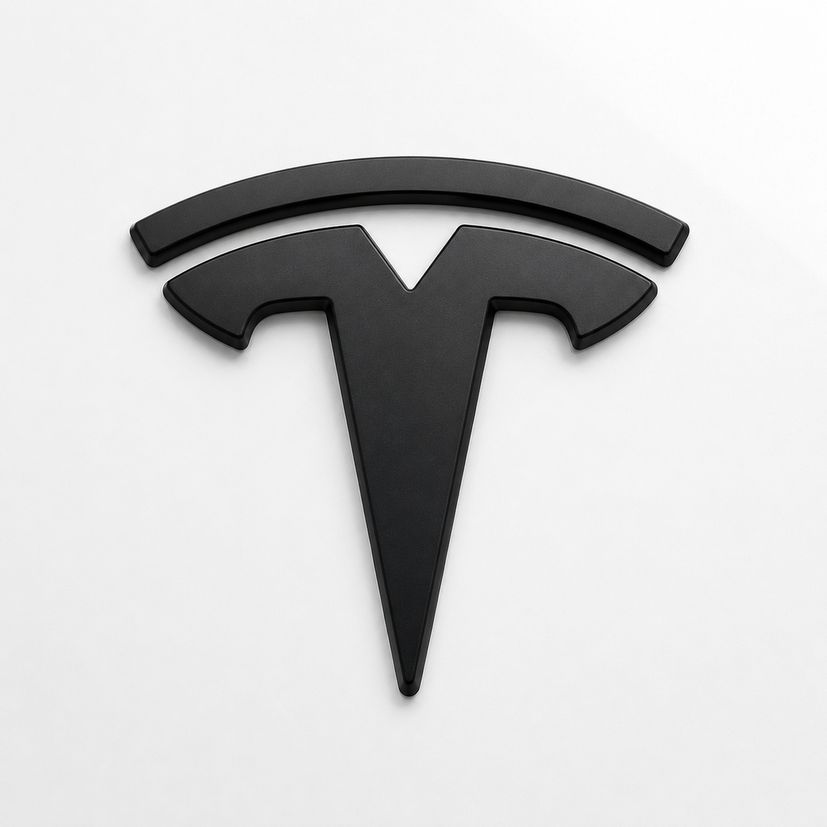 Tesla Model 3 & Model Y Front Hood Rear Trunk Emblem Badge Cover Sticker – Matte Black