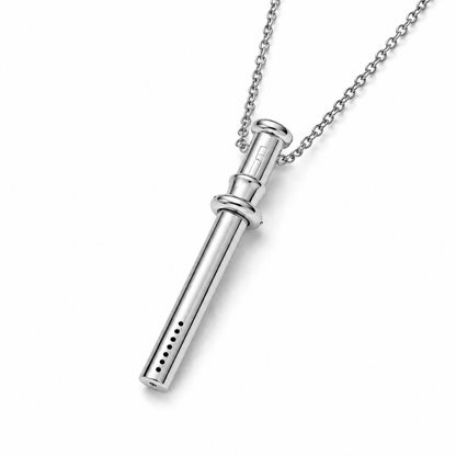 “Future Spoons” Stainless Steel Telescopic Necklace Pendant
