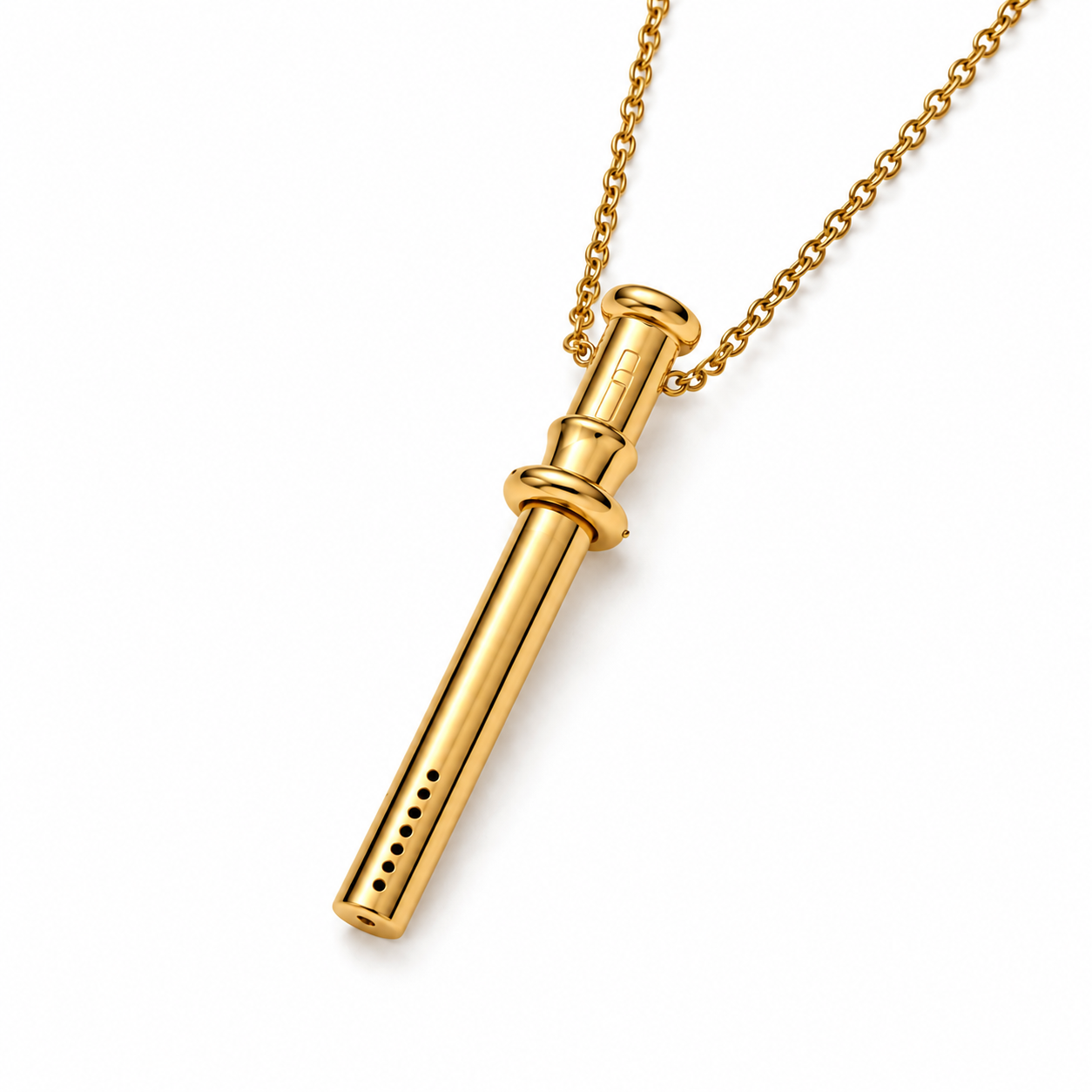 “Future Spoons” Stainless Steel Telescopic Necklace Pendant