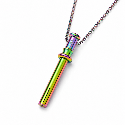 “Future Spoons” Stainless Steel Telescopic Necklace Pendant