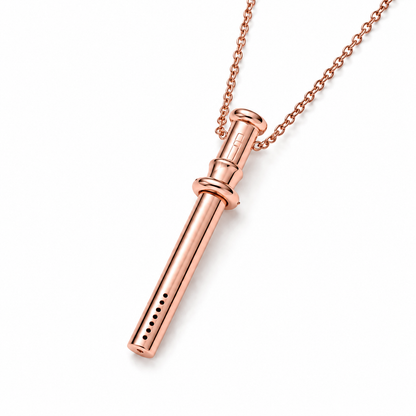 “Future Spoons” Stainless Steel Telescopic Necklace Pendant