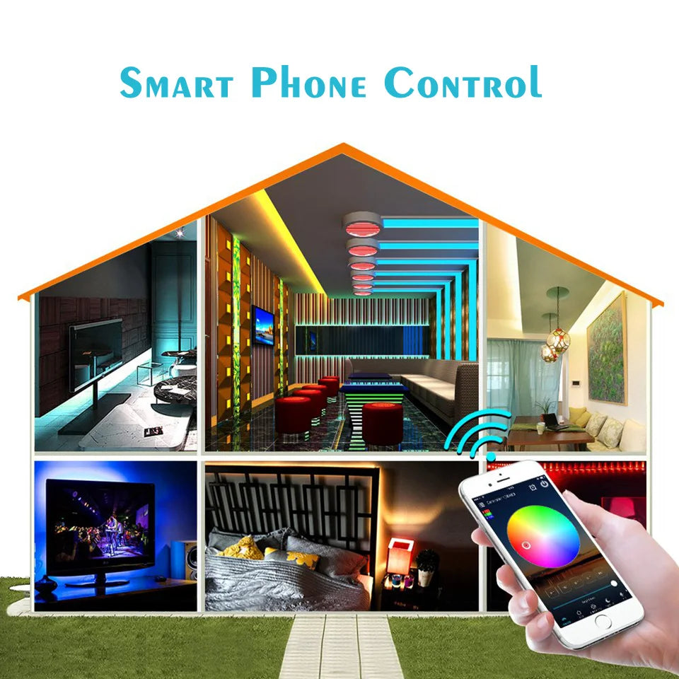 Smart Wifi LED Strip Controller - Google Home / Alexa compatible