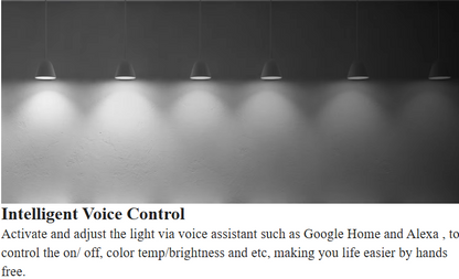 Smart Light Bulb with Bluetooth and WIFI (Screw fitting)